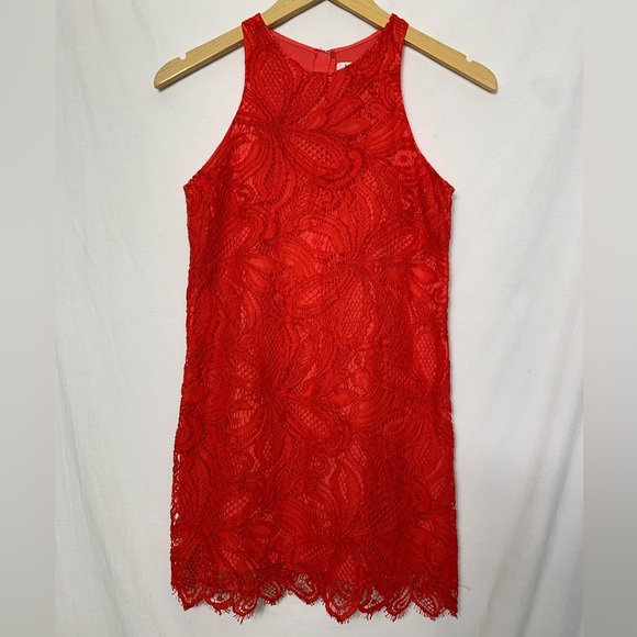 Aritzia Babaton | Red Henry Mini Dress - 00 - Picture 2 of 5